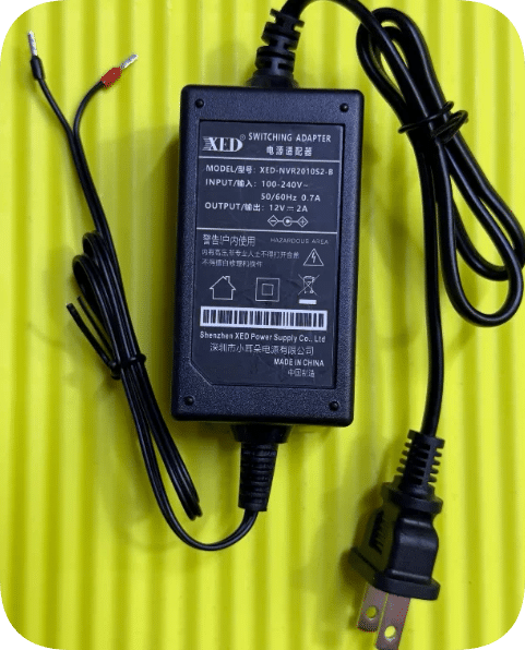 *Brand NEW*XED XED-SN2013S Power Adapter DC 12V, 2A, 24W Indoor Surveillance (Dual-Wire DC Output) Power Suppl
